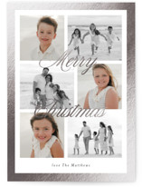 shimmering gallery Foil-Pressed Holiday Cards