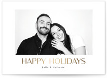 minimalist holiday Foil-Pressed Holiday Cards