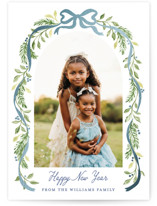 Ribbon arch Foil-Pressed Holiday Cards