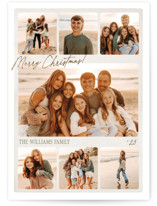 Film Collage Foil-Pressed Holiday Cards