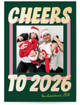 Bold and Bright Foil-Pressed Holiday Cards