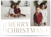 Pair Foil-Pressed Holiday Cards