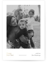 Eclair Foil-Pressed Holiday Cards