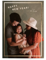 Crinkle Cut Foil-Pressed Holiday Cards