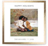 square Foil-Pressed Holiday Cards