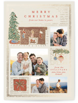 Tidings of comfort Foil-Pressed Holiday Cards