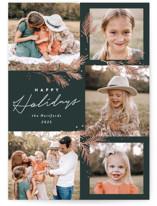 Sparkling Pine Foil-Pressed Holiday Cards