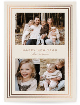 Peppermint Stripe Foil-Pressed Holiday Cards