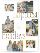 Large Holidays Foil-Pressed Holiday Cards