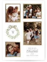 Wreath Multi Foil-Pressed Holiday Cards