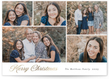 merriment Foil-Pressed Holiday Cards