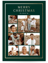 Christmas collage Foil-Pressed Holiday Cards