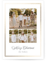 Hampton House Foil-Pressed Holiday Cards