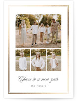 Hampton House Foil-Pressed Holiday Cards