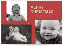 Dotted Foil-Pressed Holiday Cards