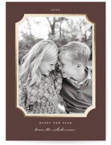 Classic Corners Foil-Pressed Holiday Cards