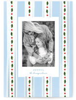 Holly Frames Foil-Pressed Holiday Cards
