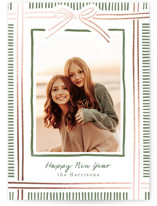 Holiday Wrap Foil-Pressed Holiday Cards