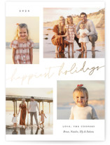 minimal holiday gallery Foil-Pressed Holiday Cards