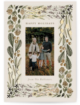 Abundance Foil-Pressed Holiday Cards