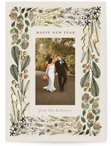 Abundance Foil-Pressed Holiday Cards