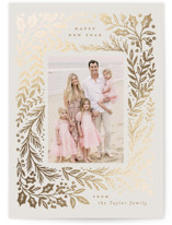 Gilded Forest Foil-Pressed Holiday Cards