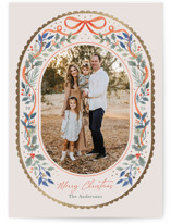 A Gentle Bow Foil-Pressed Holiday Cards