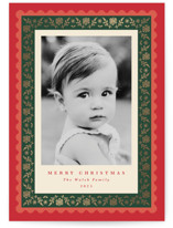 Folkloric Foil-Pressed Holiday Cards