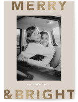 Festive Foil-Pressed Holiday Cards