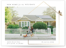 New Home Foil-Pressed Holiday Cards