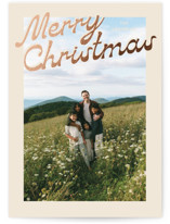 nostalgia Foil-Pressed Holiday Cards