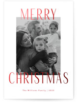 Merry Statement Foil-Pressed Holiday Cards