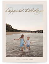 Serene Foil-Pressed Holiday Cards