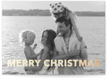 Gilded Foil-Pressed Holiday Cards