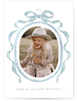 Whimsical Bow Foil-Pressed Holiday Cards