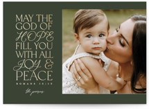 Filled With Love Foil-Pressed Holiday Cards