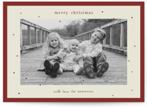 Holiday Sparkle Foil-Pressed Holiday Cards