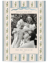 hand-drawn Vintage garden Foil-Pressed Holiday Cards