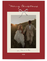 Bow on It Foil-Pressed Holiday Cards