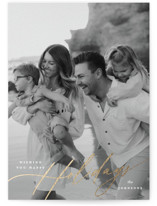 Elegant Holiday Foil-Pressed Holiday Cards