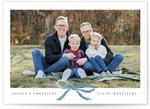 Crimson Bow Foil-Pressed Holiday Cards