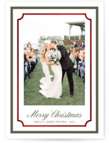 Charming Frame Foil-Pressed Holiday Cards
