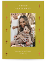 Maple Bourbon Foil-Pressed Holiday Cards