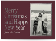 Greeting Foil-Pressed Holiday Cards