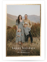 Dulcet Foil-Pressed Holiday Cards