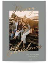 Merriment Foil-Pressed Holiday Cards