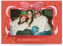 A Bow Foil-Pressed Holiday Cards