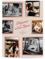 Patchwork Foil-Pressed Holiday Cards