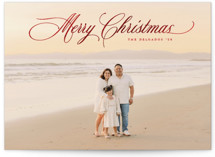 classically Foil-Pressed Holiday Cards