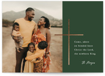 Cross of Christ Foil-Pressed Holiday Cards